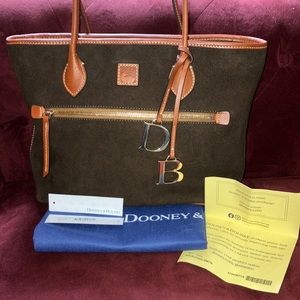 Dooney & Bourke Brown and Tan Tote Bag